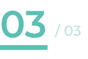 指示編號用的藝術字型圖示，代表是第3個理由